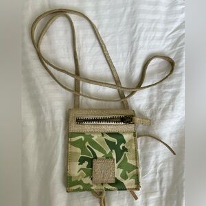 Vintage Clarks British army wallet and badge holder